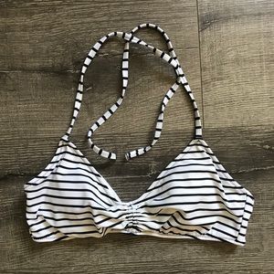 Victoria Secret striped bikini swim top